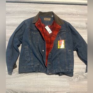 Wrangler cowboy cut denim jacket XL brand new without tags